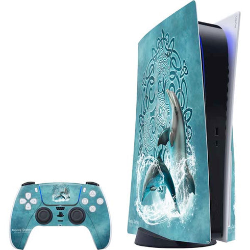 Brigid Ashwood Dolphin Celtic Knot PS5 Bundle Skin
