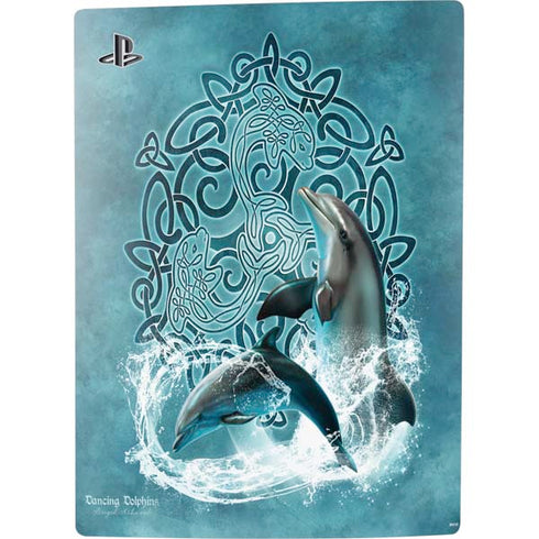 Brigid Ashwood Dolphin Celtic Knot PS5 Digital Edition Console Skin