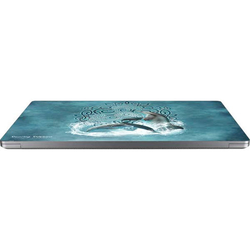 Brigid Ashwood Dolphin Celtic Knot Universal Laptop 17in (13.8 x 10in) Skin