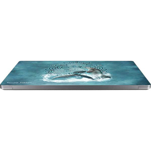Brigid Ashwood Dolphin Celtic Knot Universal Laptop 18in (14.6 x 10.6in) Skin