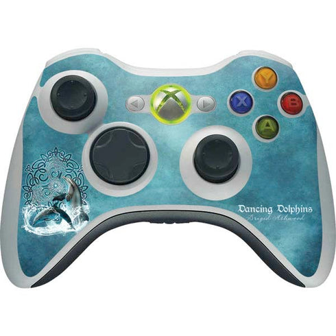 Brigid Ashwood Dolphin Celtic Knot Xbox 360 Wireless Controller Skin