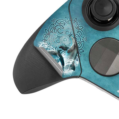 Brigid Ashwood Dolphin Celtic Knot Xbox Elite Wireless Controller Series 2 Skin