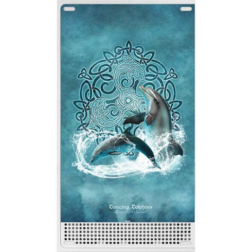 Dolphin Celtic Knot by Brigid Ashwood Xbox Series S Skins