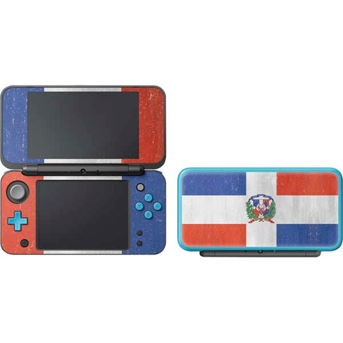 Dominican Republic Flag Distressed Nintendo 2DS XL (2017) Skin