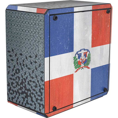 Dominican Republic Flag Distressed Cooler Master MasterBox Q300L Mini Tower Skin