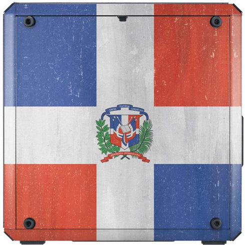 Dominican Republic Flag Distressed Cooler Master MasterBox Q300L Mini Tower Skin