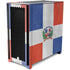 Dominican Republic Flag Distressed Corsair 4000D Tempered Glass Mid-Tower ATX Case Skin