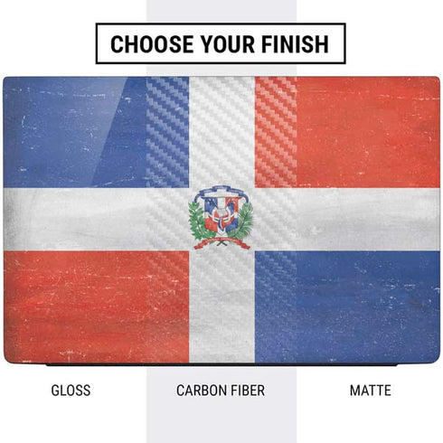 Dominican Republic Flag Distressed Dell Vostro Skin