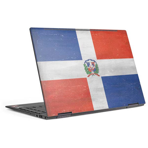 Dominican Republic Flag Distressed HP Envy Skin