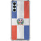 Dominican Republic Flag Distressed Galaxy A13 5G Clear Case