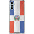 Dominican Republic Flag Distressed Galaxy A13 5G Clear Case