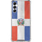 Dominican Republic Flag Distressed Galaxy A14 5G Clear Case