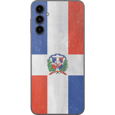 Dominican Republic Flag Distressed Galaxy A14 5G Skin