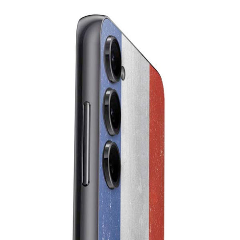 Dominican Republic Flag Distressed Galaxy A14 5G Skin