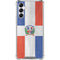 Dominican Republic Flag Distressed Galaxy A15 5G Clear Case