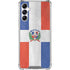 Dominican Republic Flag Distressed Galaxy A15 5G Clear Case