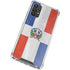 Dominican Republic Flag Distressed Galaxy A32 5G Clear Case