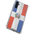 Dominican Republic Flag Distressed Galaxy A54 5G Clear Case