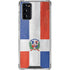 Dominican Republic Flag Distressed Galaxy Note20 5G Clear Case