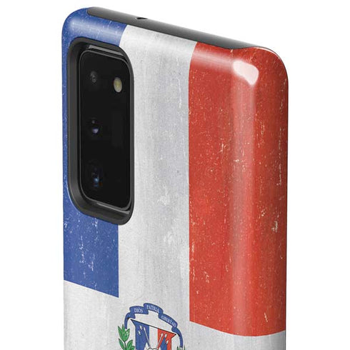 Dominican Republic Flag Distressed Galaxy Note20 5G Pro Case