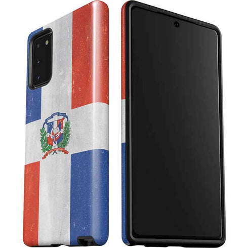 Dominican Republic Flag Distressed Galaxy Note20 5G Pro Case