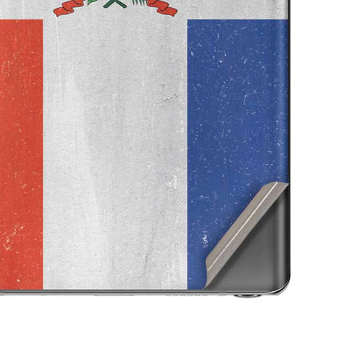 Dominican Republic Flag Distressed Galaxy Note20 5G Skin