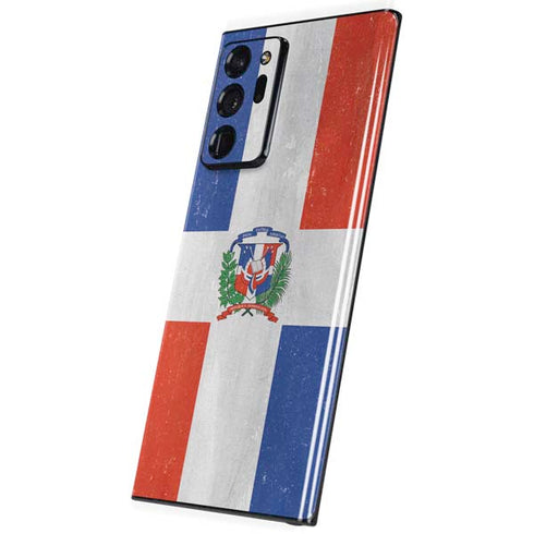 Dominican Republic Flag Distressed Galaxy Note20 Ultra 5G Skin
