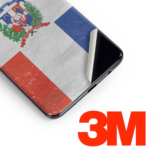 Dominican Republic Flag Distressed Galaxy S10 Plus Skin