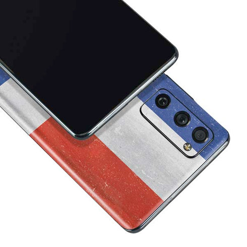 Dominican Republic Flag Distressed Galaxy S20 Fan Edition Skin
