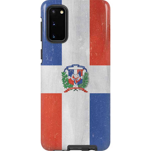 Dominican Republic Flag Distressed Galaxy S20 Pro Case