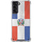 Dominican Republic Flag Distressed Galaxy S21 5G Clear Case