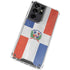 Dominican Republic Flag Distressed Galaxy S21 Ultra 5G Clear Case