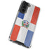 Dominican Republic Flag Distressed Galaxy S22 Clear Case