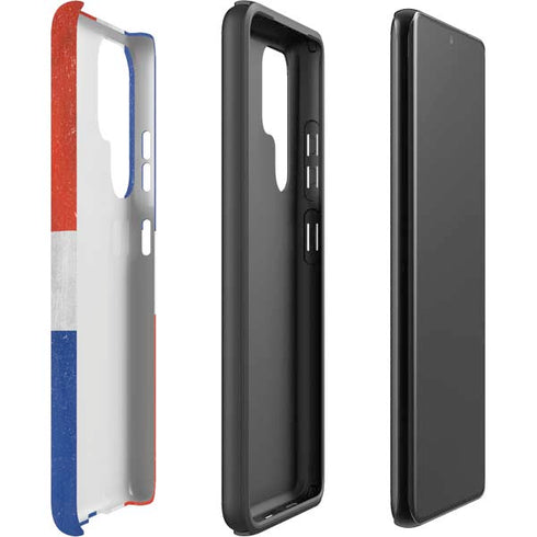 Dominican Republic Flag Distressed Galaxy S22 Ultra Pro Case