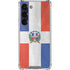 Dominican Republic Flag Distressed Galaxy S23 Clear Case