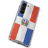 Dominican Republic Flag Distressed Galaxy S23 Clear Case
