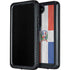 Dominican Republic Flag Distressed Galaxy S23 Plus Waterproof Case