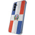 Dominican Republic Flag Distressed Galaxy S24 Clear Case