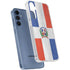 Dominican Republic Flag Distressed Galaxy S24 Clear Case