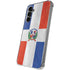 Dominican Republic Flag Distressed Galaxy S24 Plus Clear Case