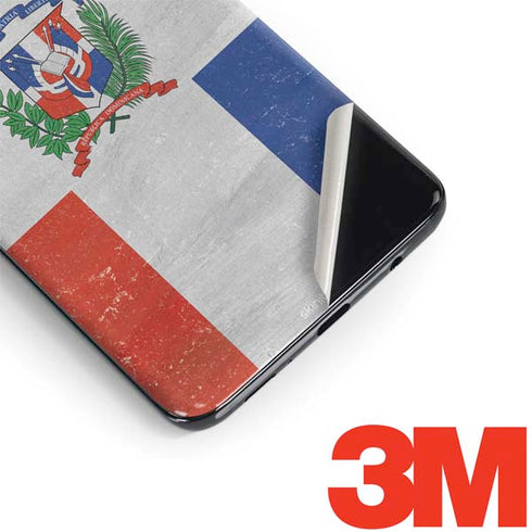 Dominican Republic Flag Distressed Galaxy S9 Plus Skin