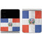 Dominican Republic Flag Distressed Galaxy Z Flip4 5G Skin