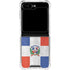 Dominican Republic Flag Distressed Galaxy Z Flip5 5G Clear Case