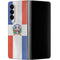 Dominican Republic Flag Distressed Galaxy Z Fold4 5G Skin
