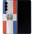 Dominican Republic Flag Distressed Galaxy Z Fold4 5G Skin
