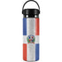 Dominican Republic Flag Distressed Hydro Flask 20oz Wide Mouth Skin