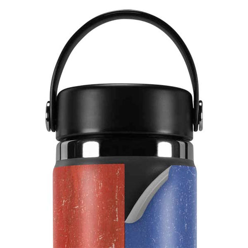 Dominican Republic Flag Distressed Hydro Flask 20oz Wide Mouth Skin