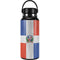 Dominican Republic Flag Distressed Hydro Flask 32oz Wide Mouth Skin