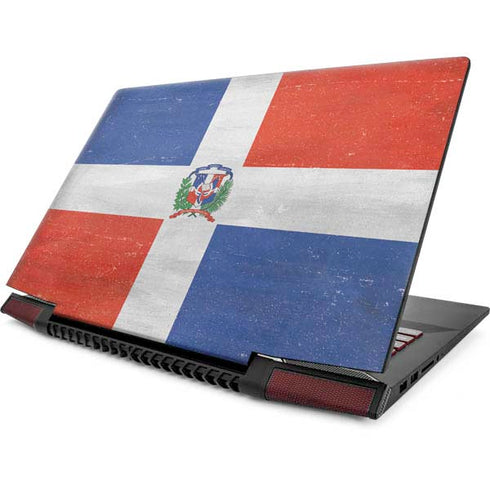 Dominican Republic Flag Distressed Lenovo IdeaPad Skin