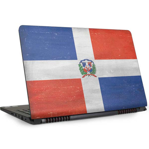 Dominican Republic Flag Distressed Dell Inspiron Skin